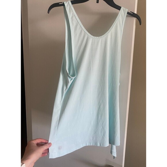 Athleta Max Out Side Tie Tank Top Shirt Small Workout Tank Run Yoga Training - Picture 2 of 11